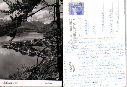 503402,Millstatt am See Totale Bergkulisse