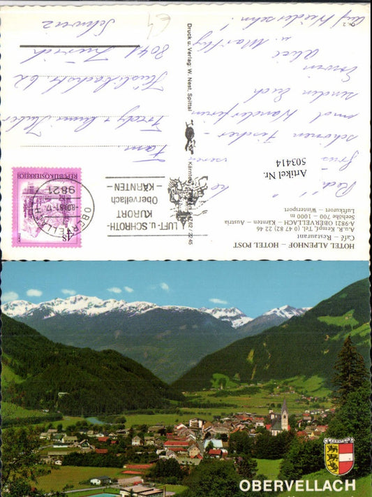 503414,Obervellach im Mölltal Totale Bergkulisse