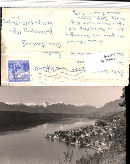 503429,Millstatt am Millstättersee Totale Bergkulisse