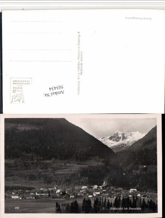 503434,Steinfeld im Drautal Totale Bergkulisse pub F. Schilcher 181