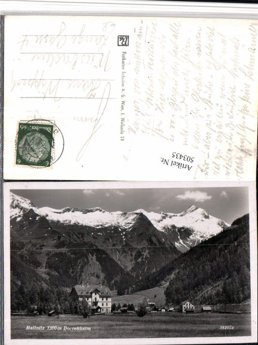 503435,Mallnitz Dorrekheim Bergkulisse
