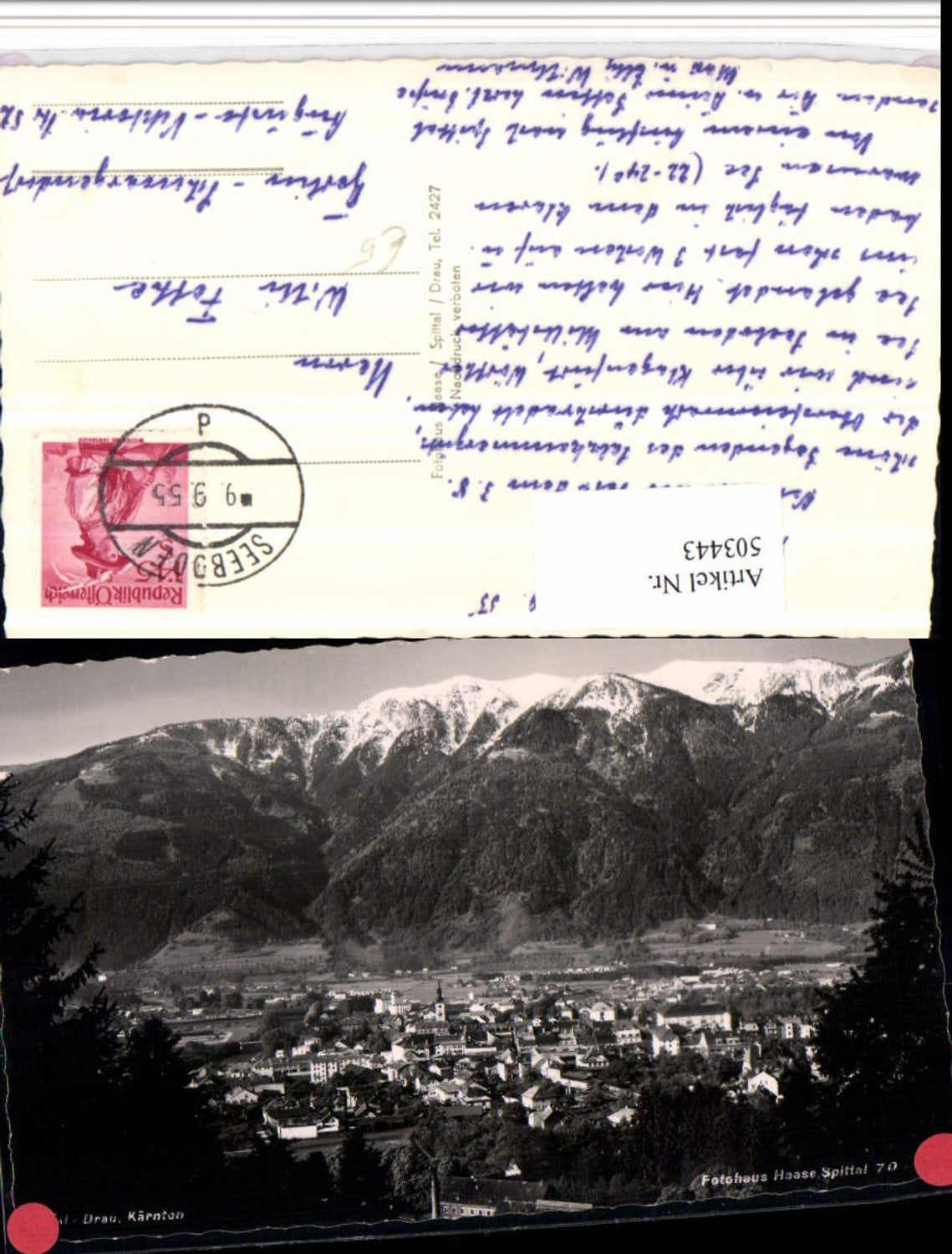 503443,Spittal an d. Drau Totale Bergkulisse