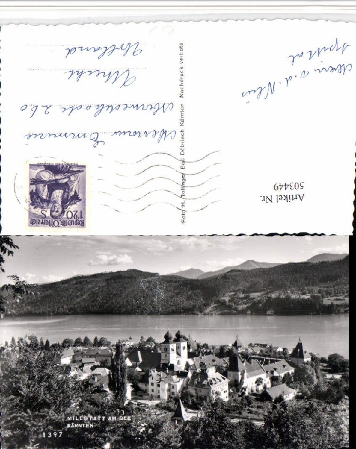 503449,Millstatt am See Totale Bergkulisse