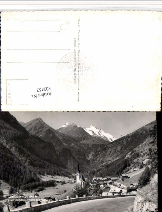 503453,Heiligenblut Totale m. Großglockner Bergkulisse