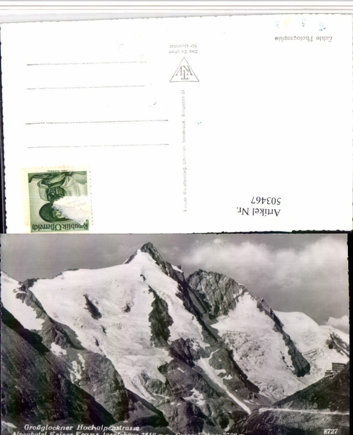 503467,Großglockner Alpenhotel Kaiser Franz Josef b. Heiligenblut Bergkulisse