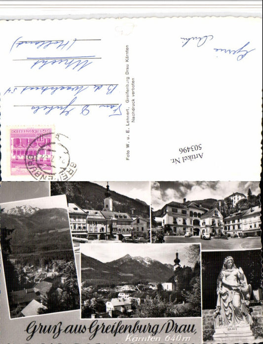 503496,Greifenburg Totale Denkmal Drautalerhof Mehrbildkarte