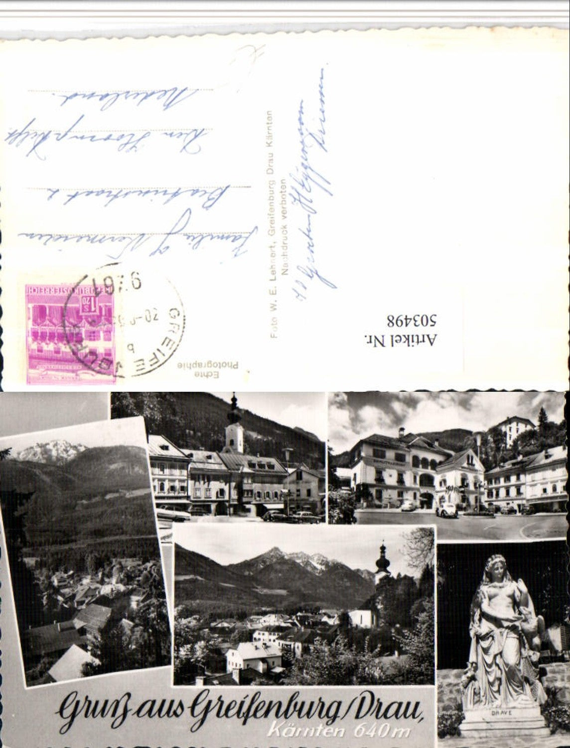 503498,Greifenburg Totale Denkmal Drautalerhof Mehrbildkarte