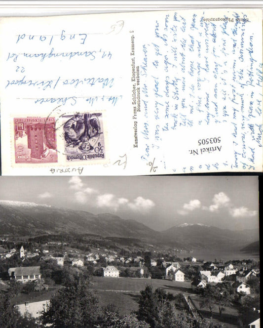 503505,Seeboden am Millstättersee Totale Bergkulisse pub F. Schilcher 338
