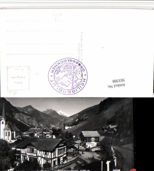 503508,Heiligenblut Totale m. Großglockner Bergkulisse