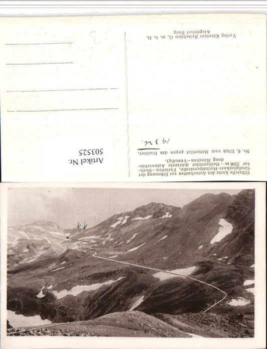 503525,Blick vom Mittertörl geg. Hochtor b. Heiligenblut Bergkulisse