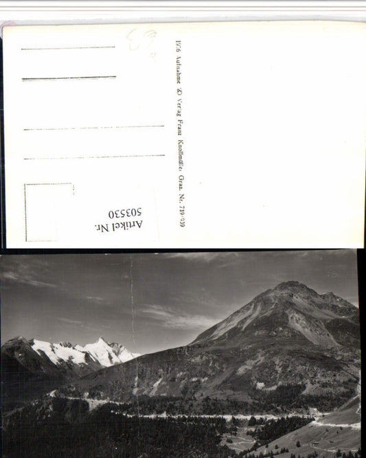503530,Großglockner Hochalpenstraße Tauerneck b. Heiligenblut Bergkulisse