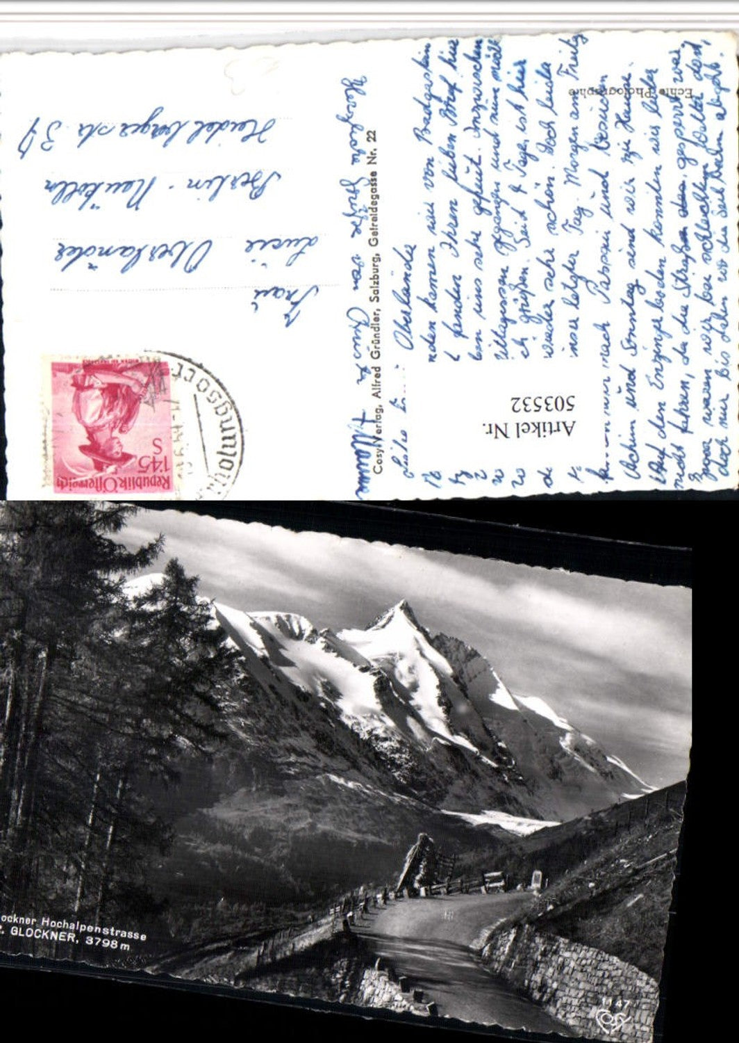 503532,Großglockner Hochalpenstraße b. Heiligenblut Bergkulisse