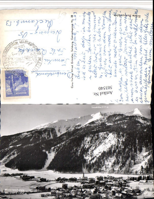 503540,Mallnitz Totale m. Lonzahöhe Bergkulisse Winterbild pub Cosy 5010
