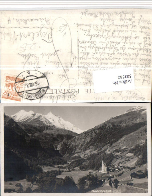 503562,Heiligenblut Totale Bergkulisse pub Schildknecht 21a