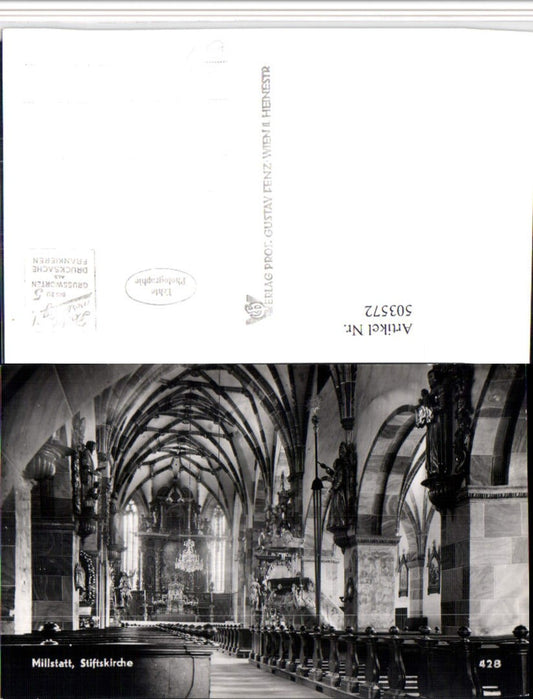 503572,Millstatt am See Stiftskirche Kirche Innenansicht