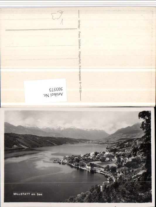 503573,Millstatt am See Totale Bergkulisse pub F. Schilcher 295
