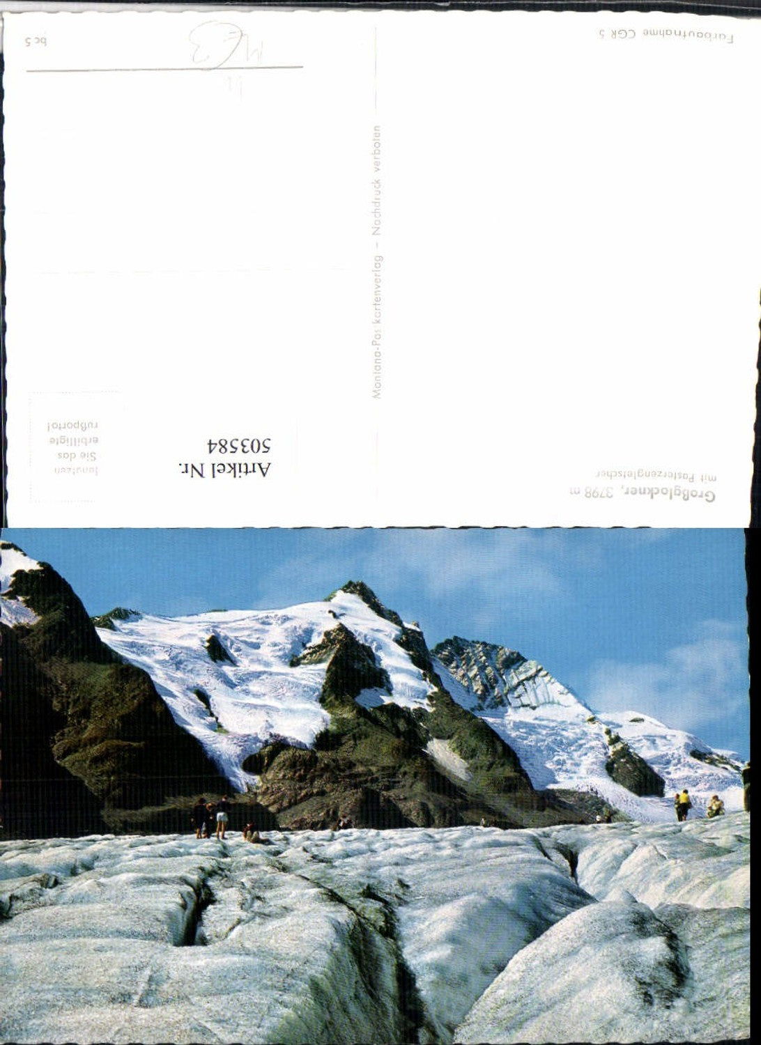 503584,Großglockner Pasterzengletscher b. Heiligenblut Bergkulisse