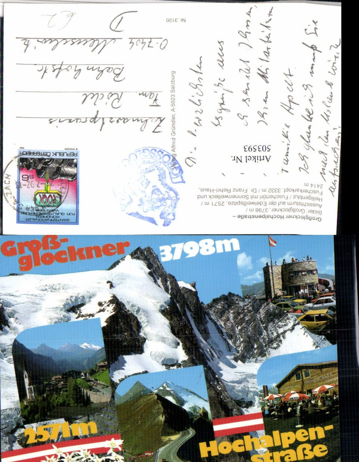 503593,Großglockner Hochalpenstraße b. Heiligenblut Mehrbildkarte