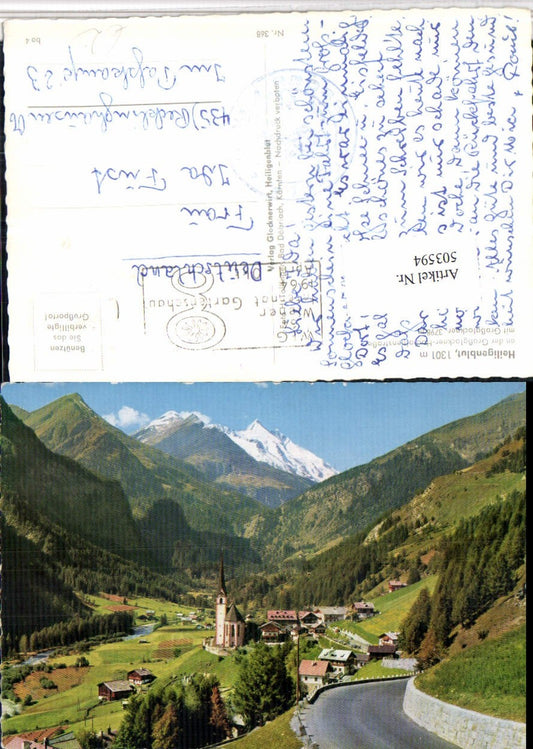 503594,Heiligenblut Totale m. Großglockner Bergkulisse
