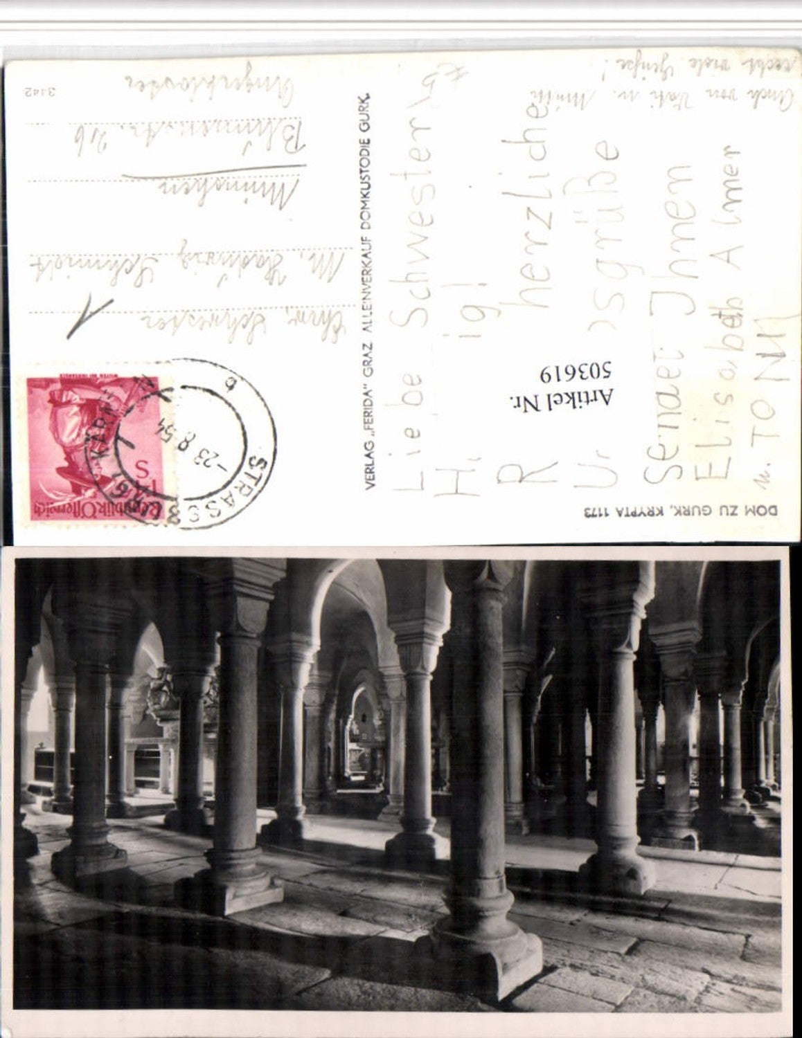 503619,Dom zu Gurk Krypta Säulen