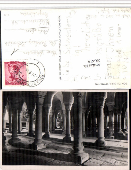 503619,Dom zu Gurk Krypta Säulen