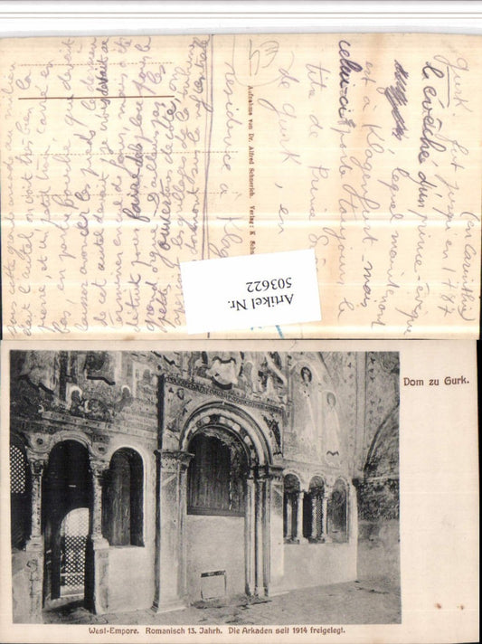 503622,Dom zu Gurk West-Empore Arkaden