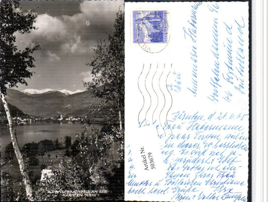 503679,Alpenseebad Feld am See Totale Bergkulisse