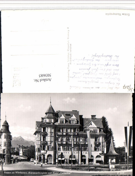 503685,Velden am Wörthersee Karawankenplatz m. Hotel Carinthia