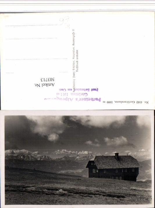 503713,Gerlitzenhaus Berghütte b. Sattendorf Arriach Bergkulisse