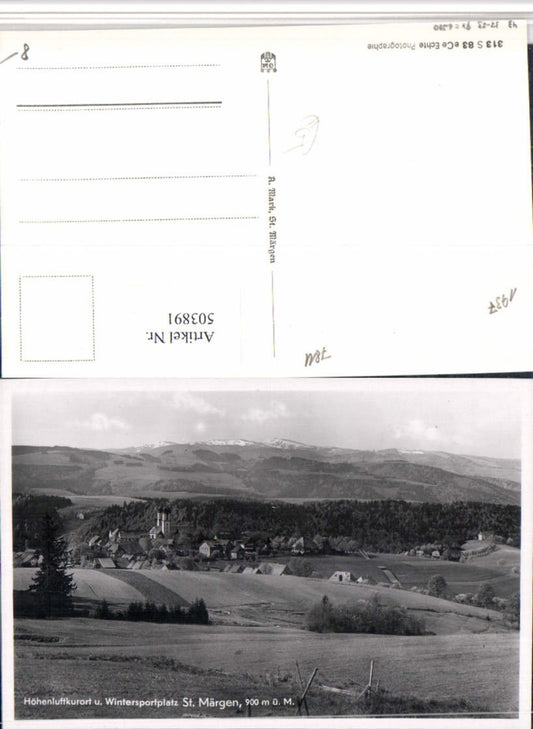 503891, St. Märgen in the Black Forest, total mountain scenery