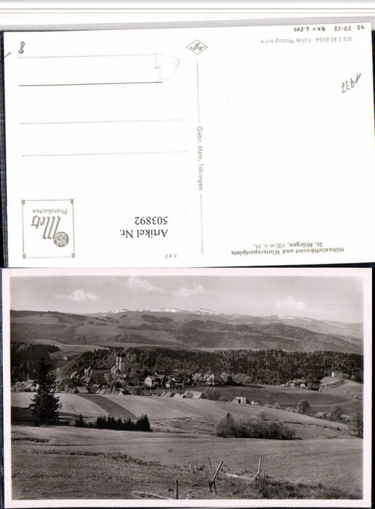 503892, St. Märgen in the Black Forest, total mountain scenery