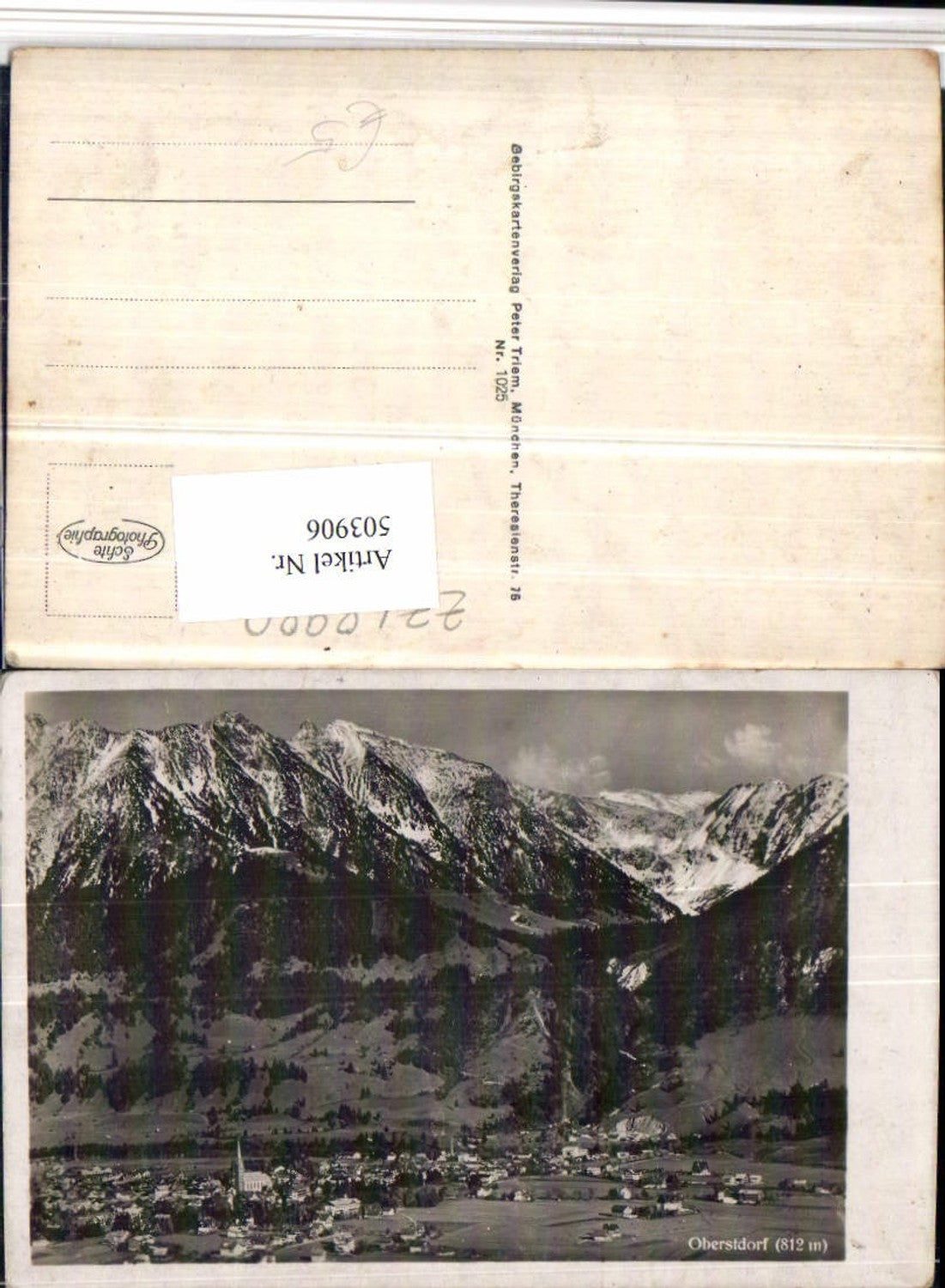503906,Oberstdorf im Allgäu Totale Bergkulisse
