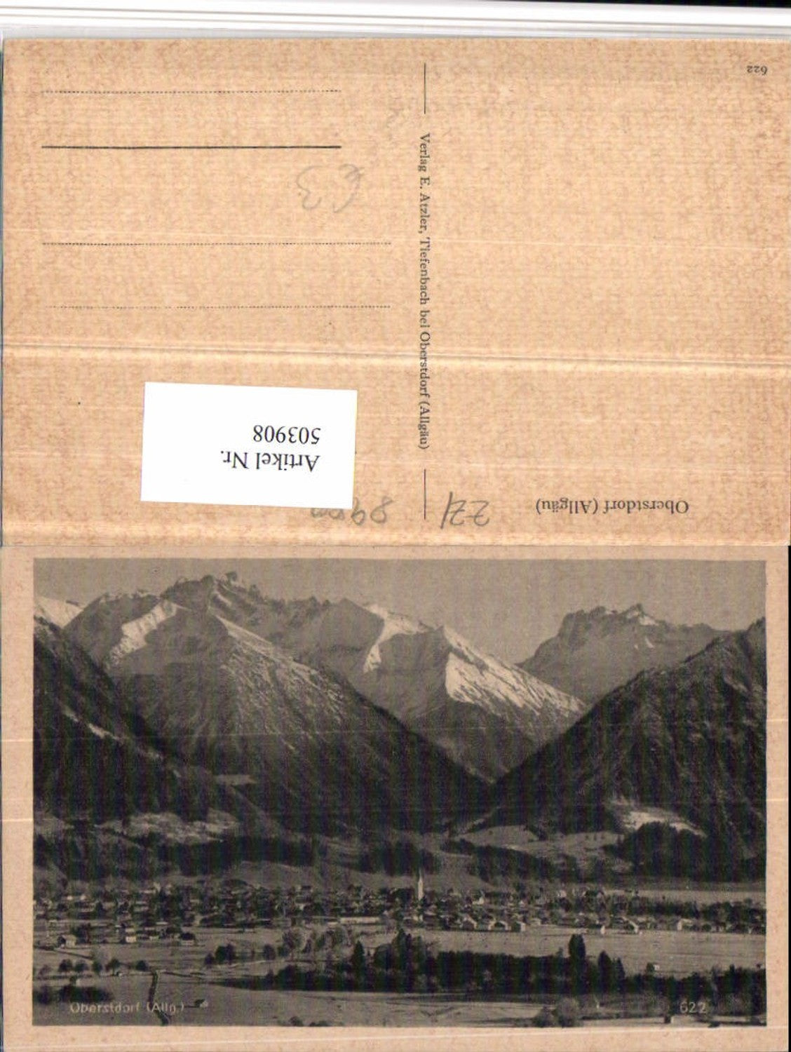 503908,Oberstdorf im Allgäu Totale Bergkulisse