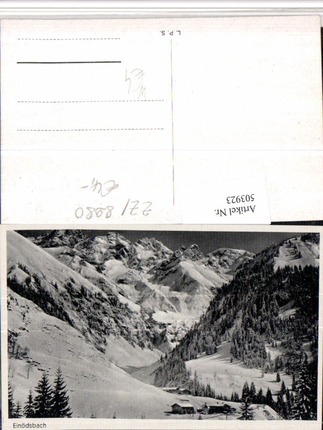 503923,Oberstdorf im Allgäu Einödsbach Bergkulisse Winterbild