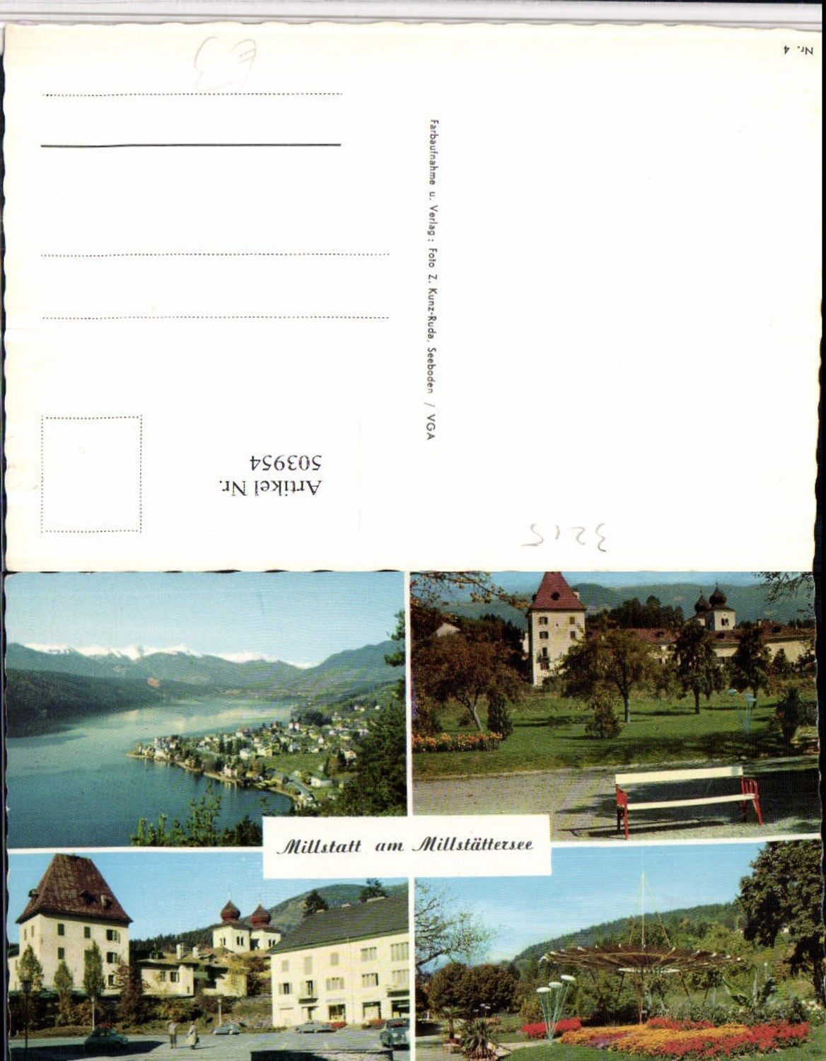 503954,Millstatt am See Totale Stift Park Mehrbildkarte