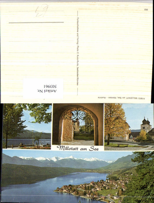 503961,Millstatt am See Totale Stift Tor Mehrbildkarte