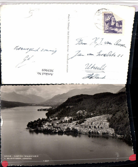 503969,Millstatt Groß-Camping Pesenthein am Millstättersee Bergkulisse