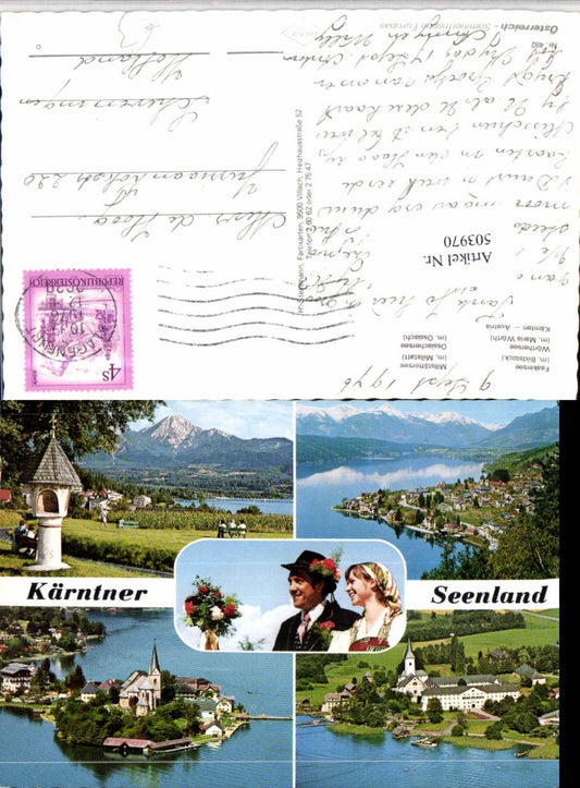 503970,Millstättersee Faakersee Wörthersee Ossiachersee Mehrbildkarte