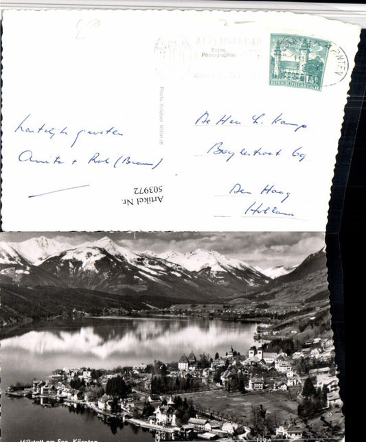 503972,Millstatt am See Totale Bergkulisse