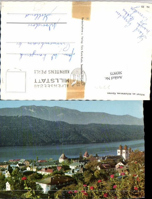 503975,Millstatt am See Teilansicht Bergkulisse