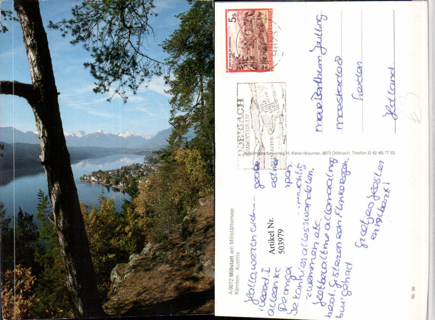 503979,Millstatt am See Totale Bergkulisse