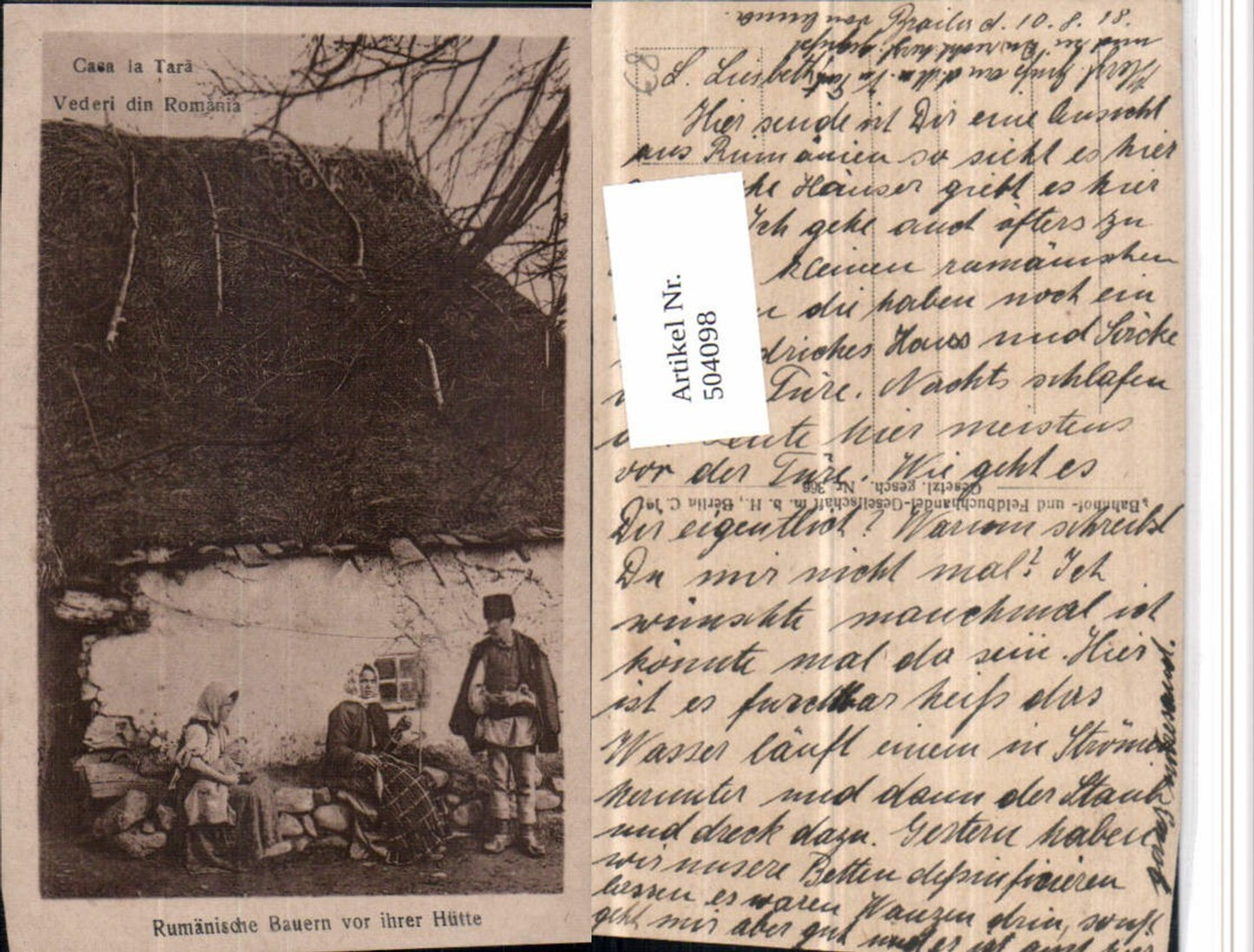 Alte Ansichtskarte – Old Postcard