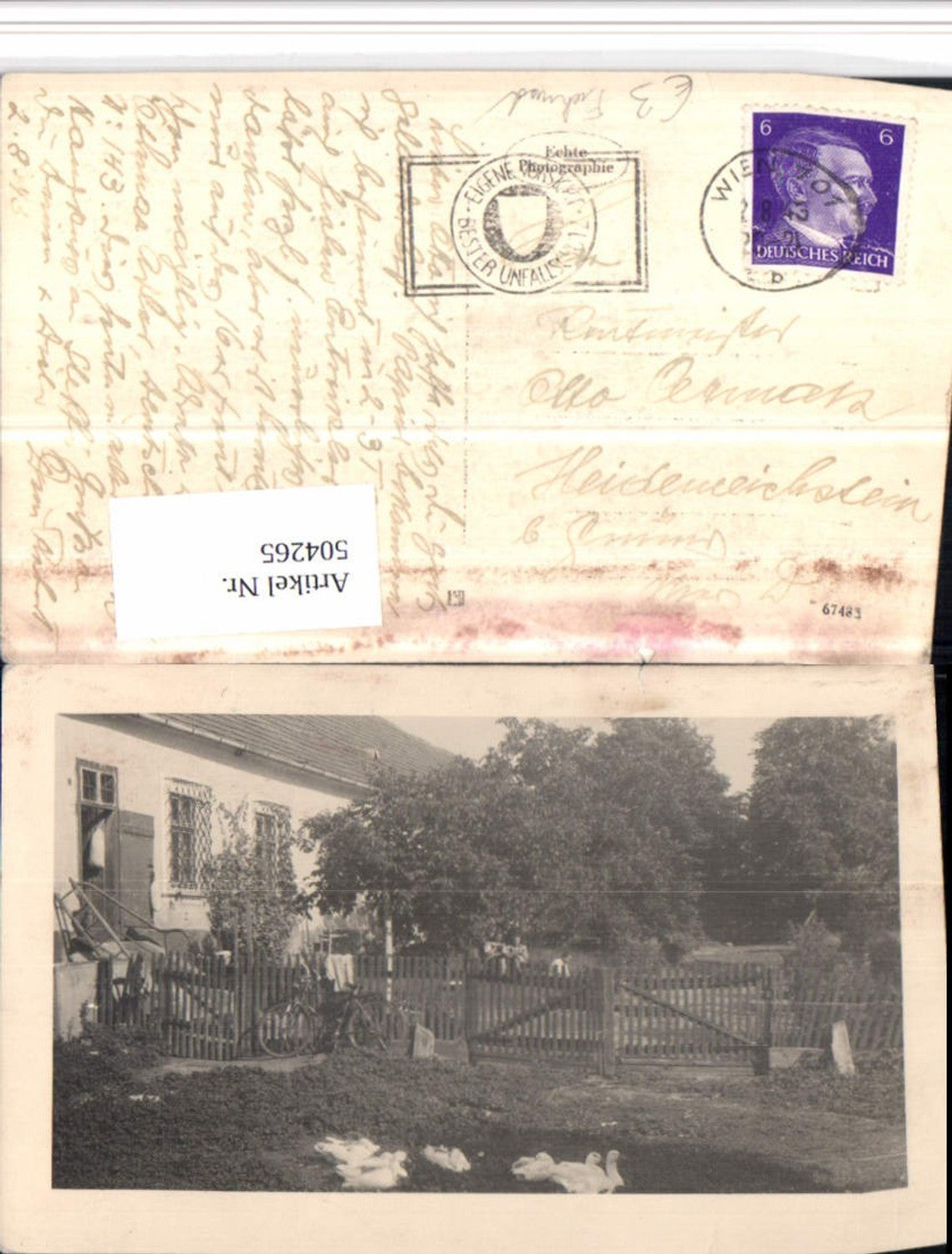 Alte Ansichtskarte – Old Postcard