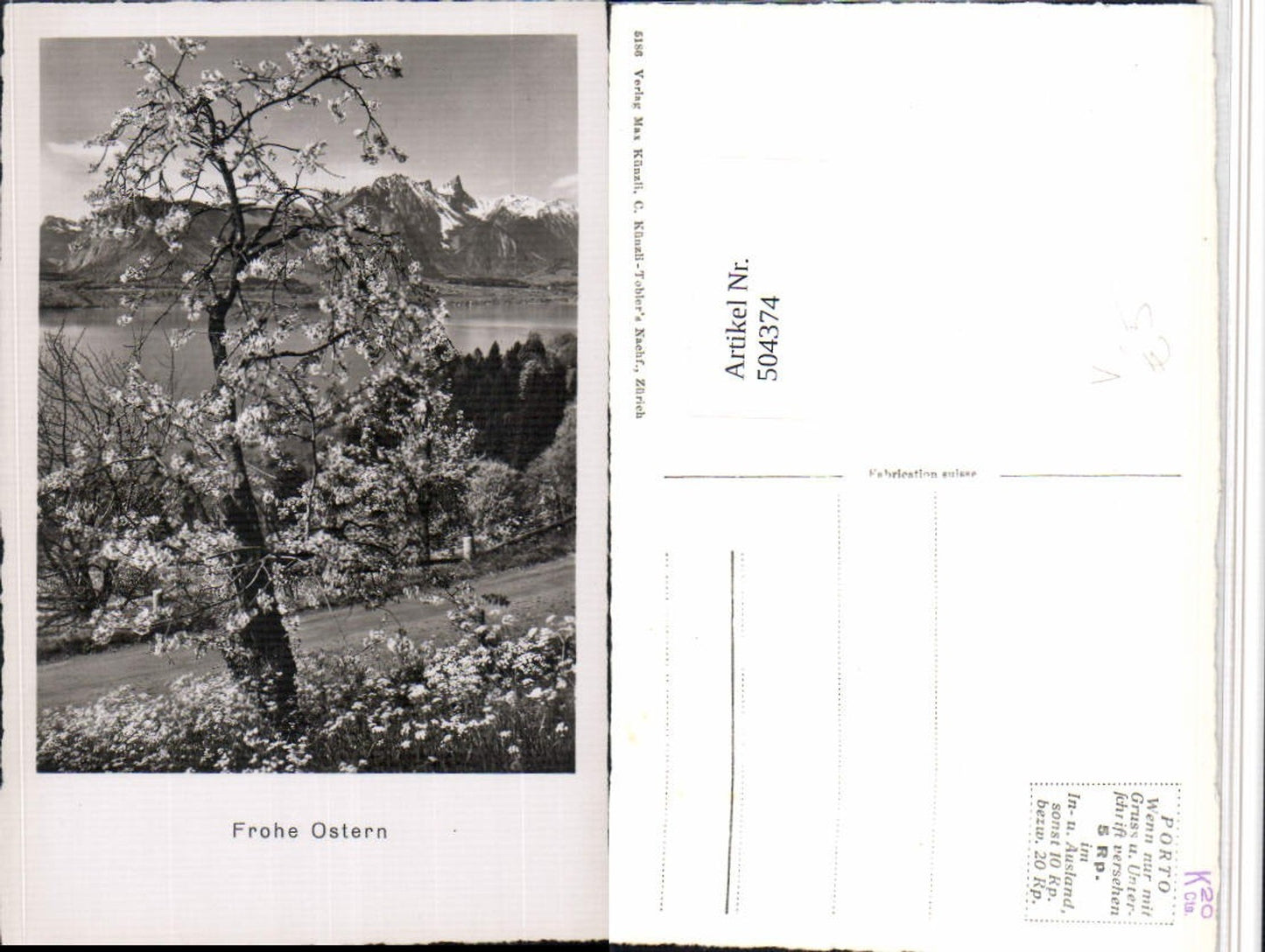 504374,Fotokunst Max Künzli Zürich 5186 Ostern Landschaft Bergkulisse
