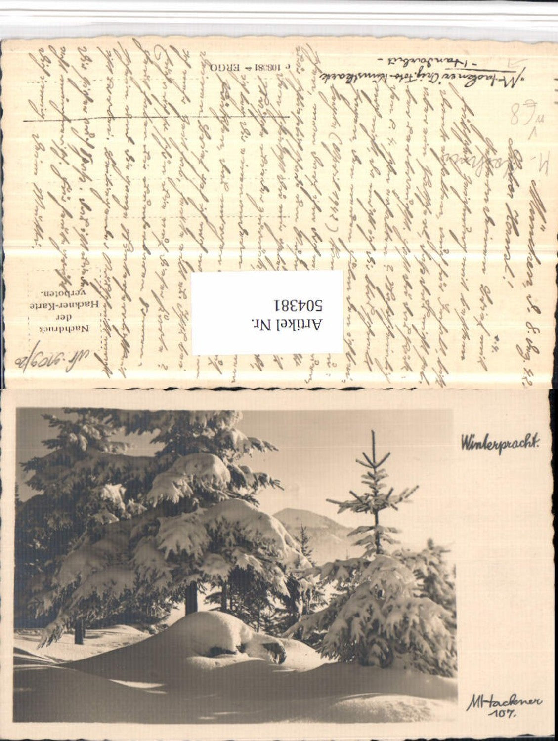 504381,Fotokunst M. Hackner 107 Winterpracht Winterlandschaft