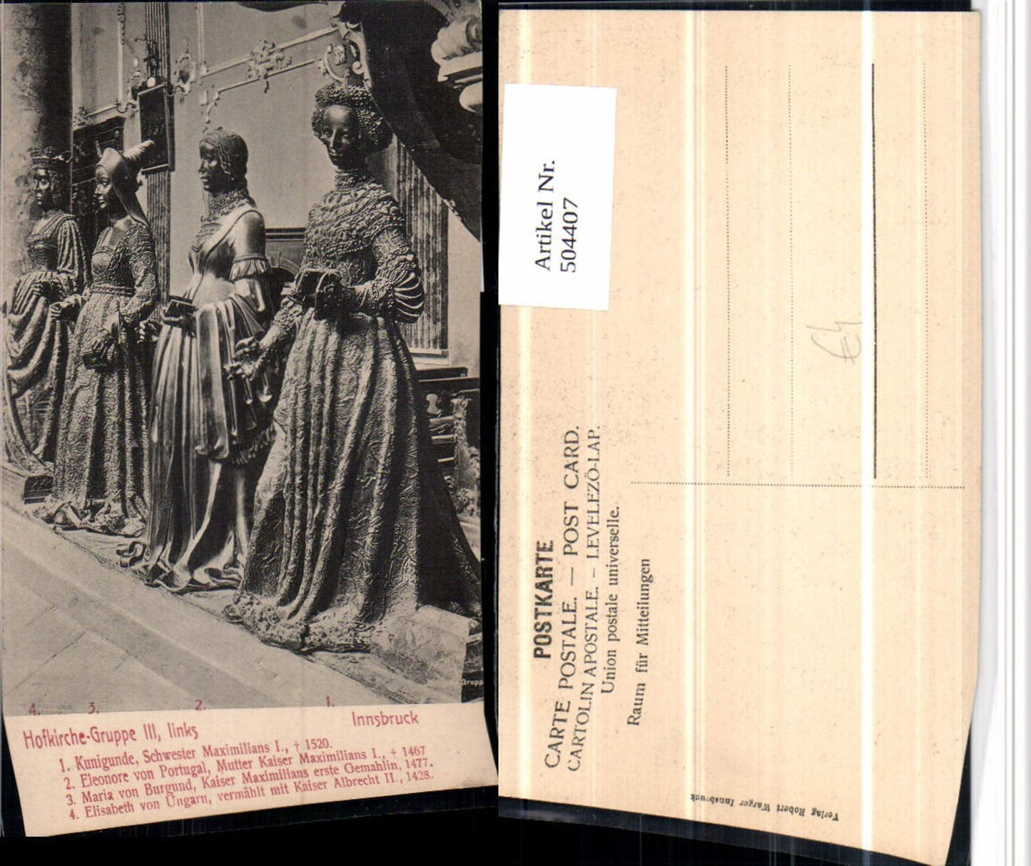Alte Ansichtskarte – Old Postcard