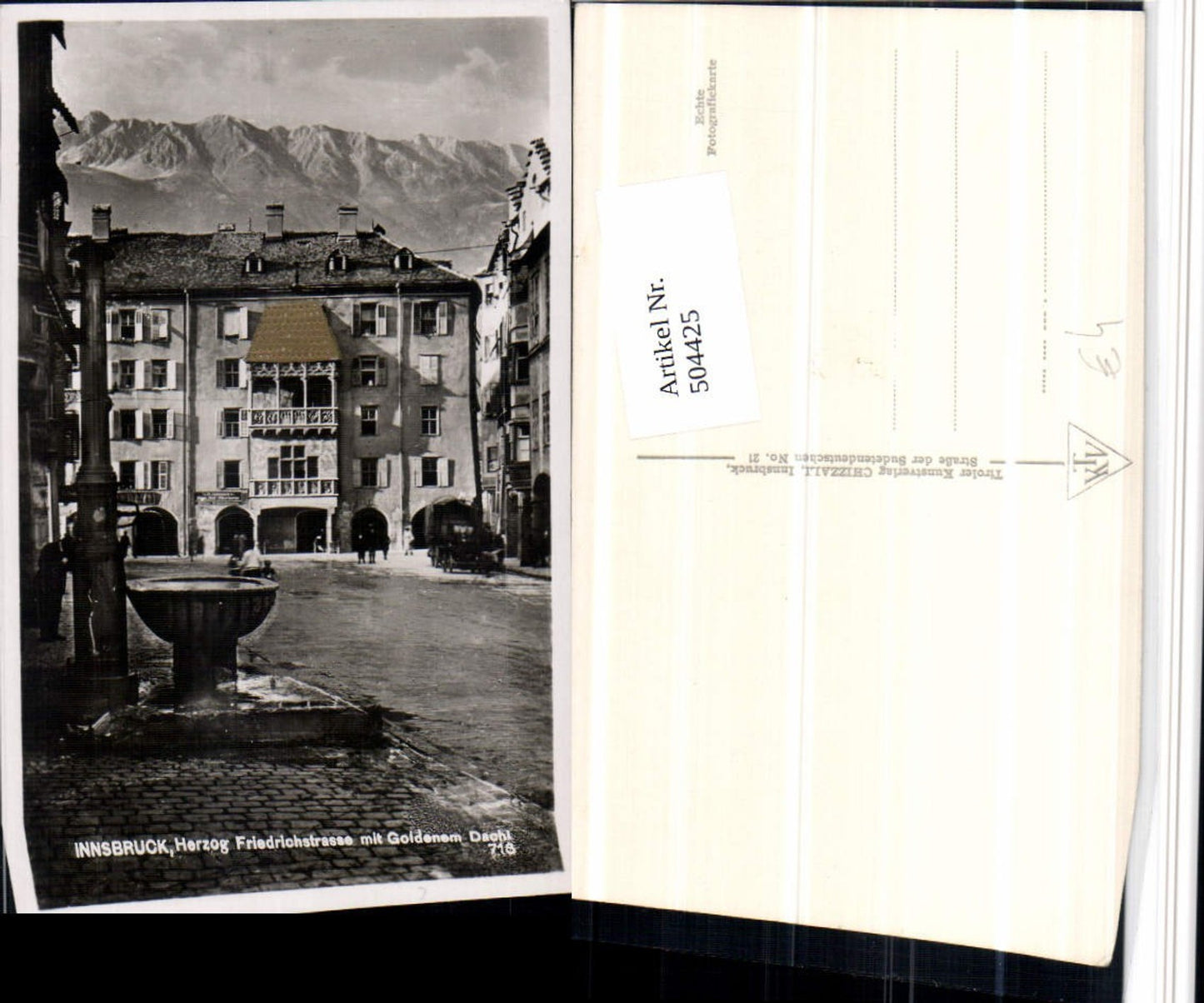 Alte Ansichtskarte – Old Postcard