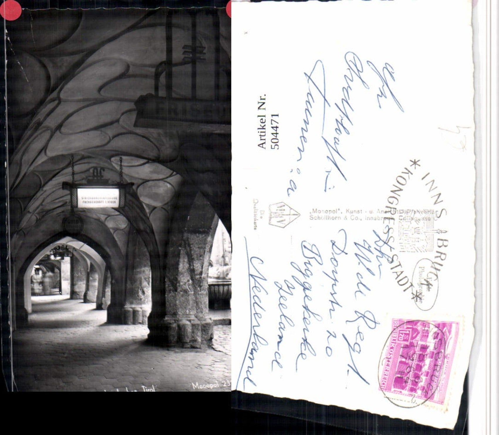 Alte Ansichtskarte – Old Postcard