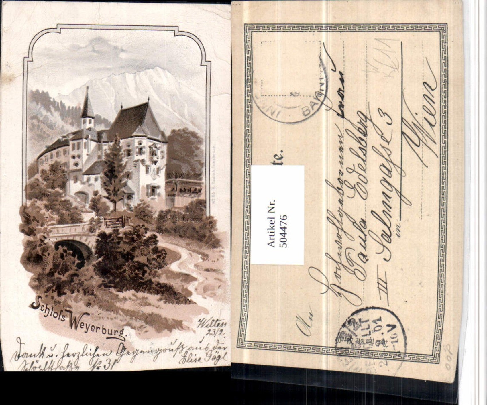 Alte Ansichtskarte – Old Postcard
