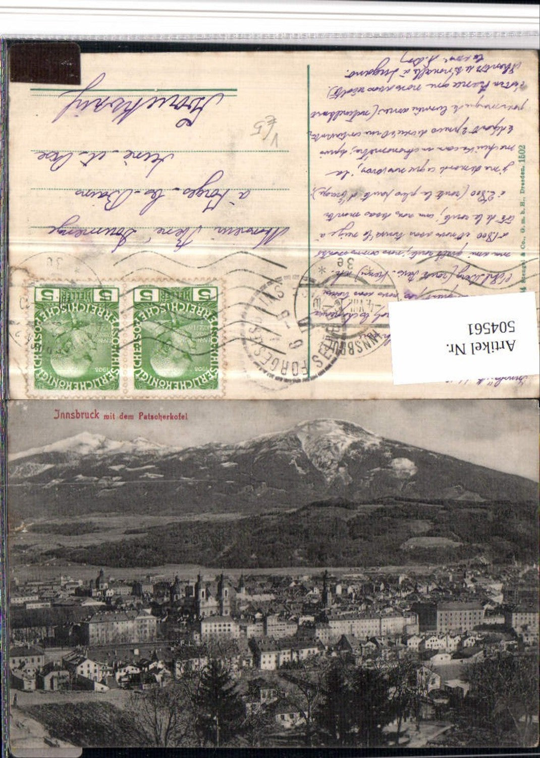 Alte Ansichtskarte – Old Postcard